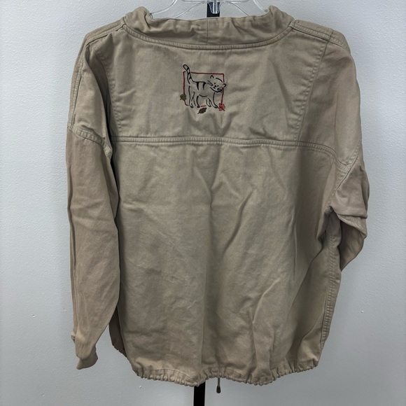 Christopher & Banks Vintage Top with Cat Embroidery Women’s Size Medium - Picture 7 of 7